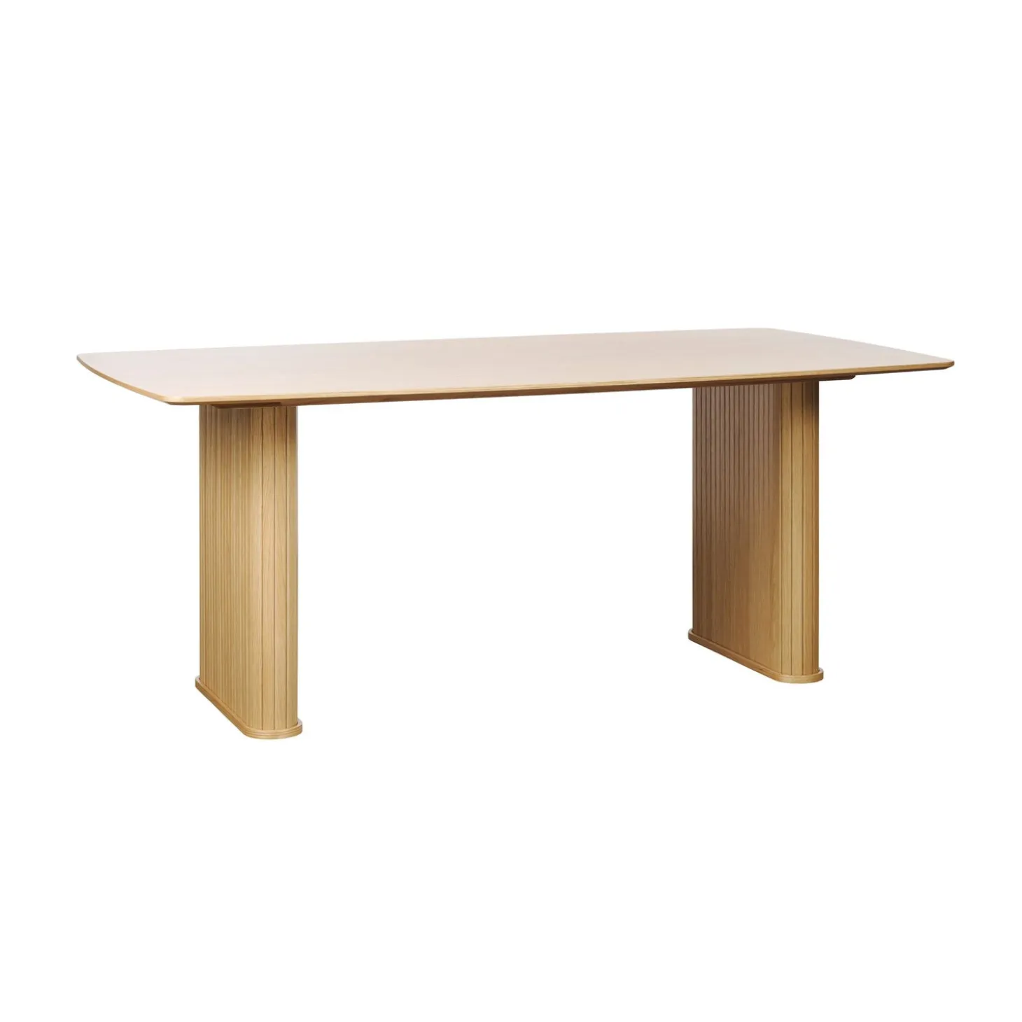 Accento 100x190 cm Oval Matbord Naturlig