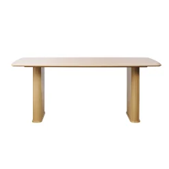 Accento 100x190 cm Oval Matbord Naturlig