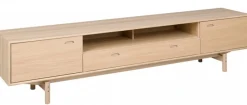 Aeris Mediabänk 233 cm Ljus Ek