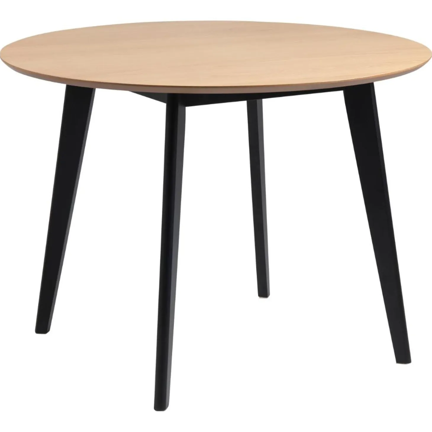Alba Matbord Rund 105 cm Ek/Svart