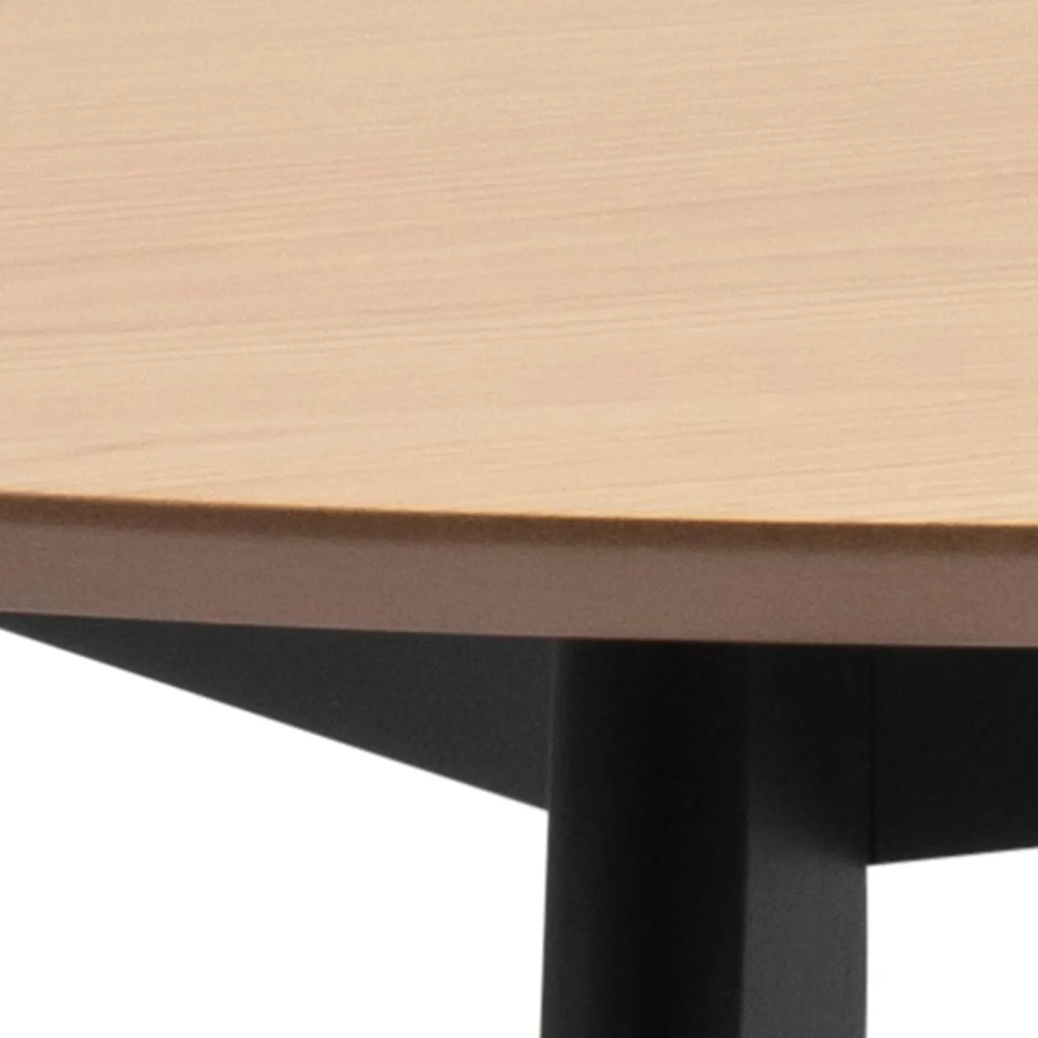 Alba Matbord Rund 105 cm Ek/Svart
