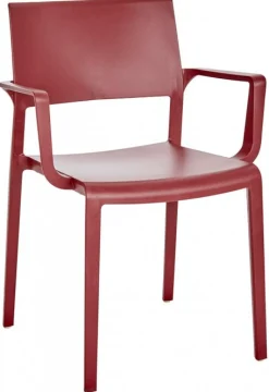 Arket Cafégrupp 60cm ink 2st Lilibet Karmstolar Bordeaux