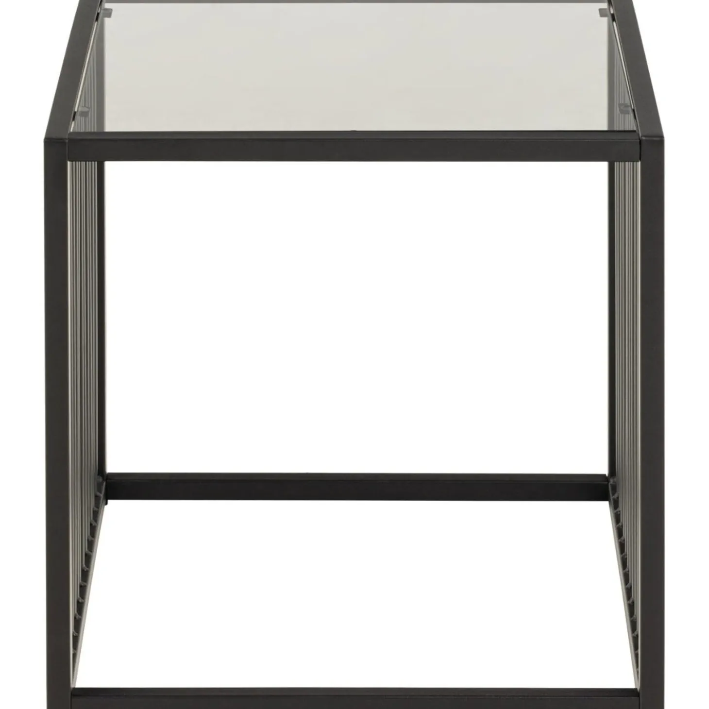 Auxerre Sidobord 40x40x40 cm Härdat glas