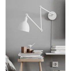 Bazar Vägglampa Sandvit