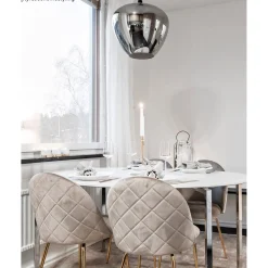 Bellissimo Grande Taklampa Rökgrå