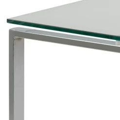Benz Satsbord 55x50x50 cm Krom/Glas