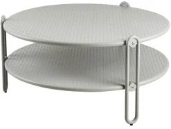 Blixt Utesoffbord 85x39 cm Light Grey