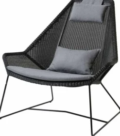 Breeze Högryggad Fåtölj Svart