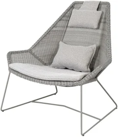 Breeze Högryggad Fåtölj Taupe