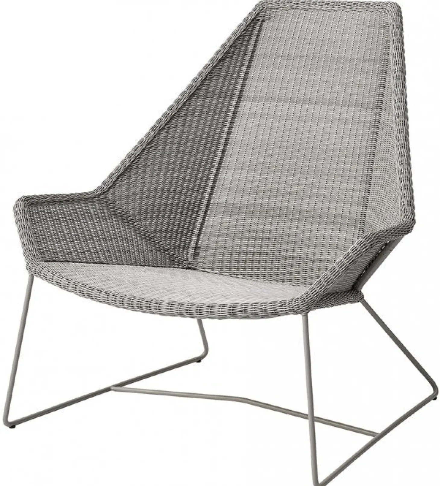 Breeze Högryggad Fåtölj Taupe