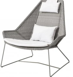 Breeze Högryggad Fåtölj Taupe
