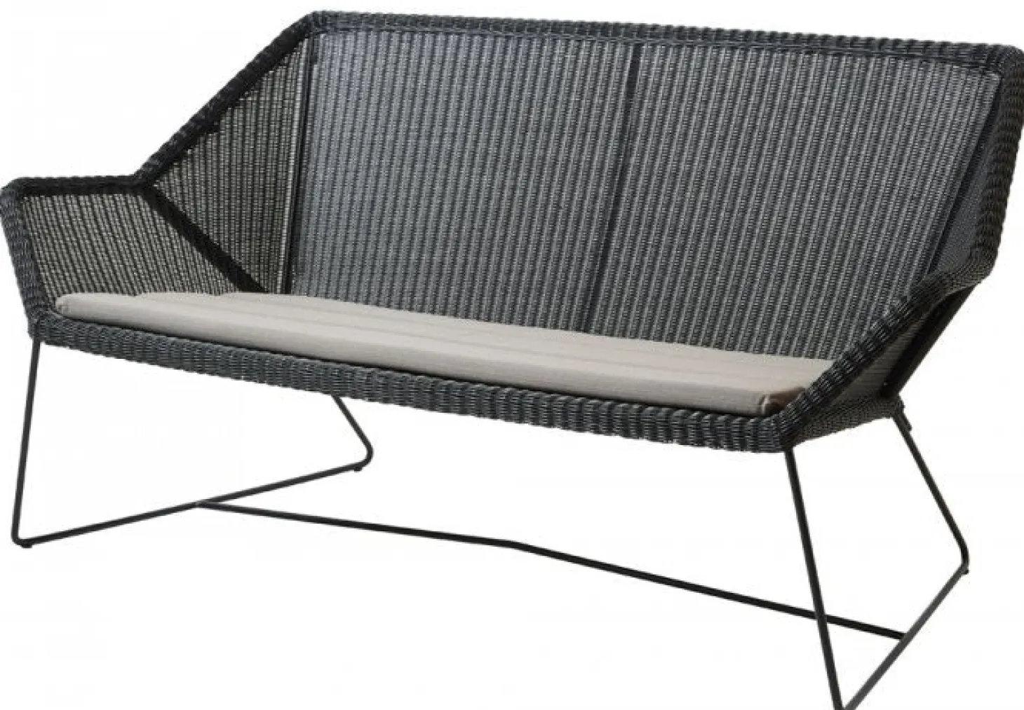 Breeze 2-Sits Soffa Svart