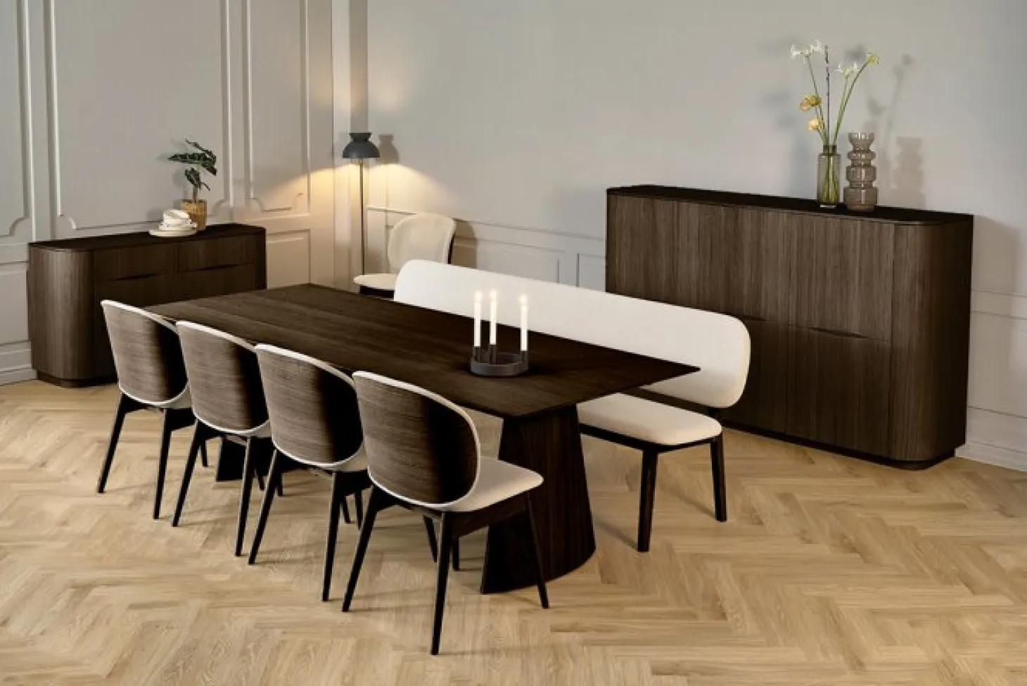 Collum Sideboard 3 Dörrar 3 Lådor