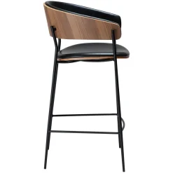 Crib Barstol Vintage Black, Walnut
