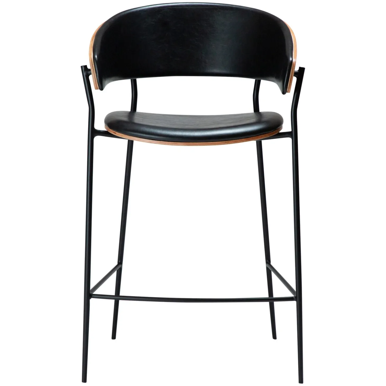 Crib Barstol Vintage Black, Walnut