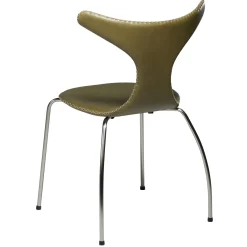 Dolphin Stol Moss Green Art.Leather