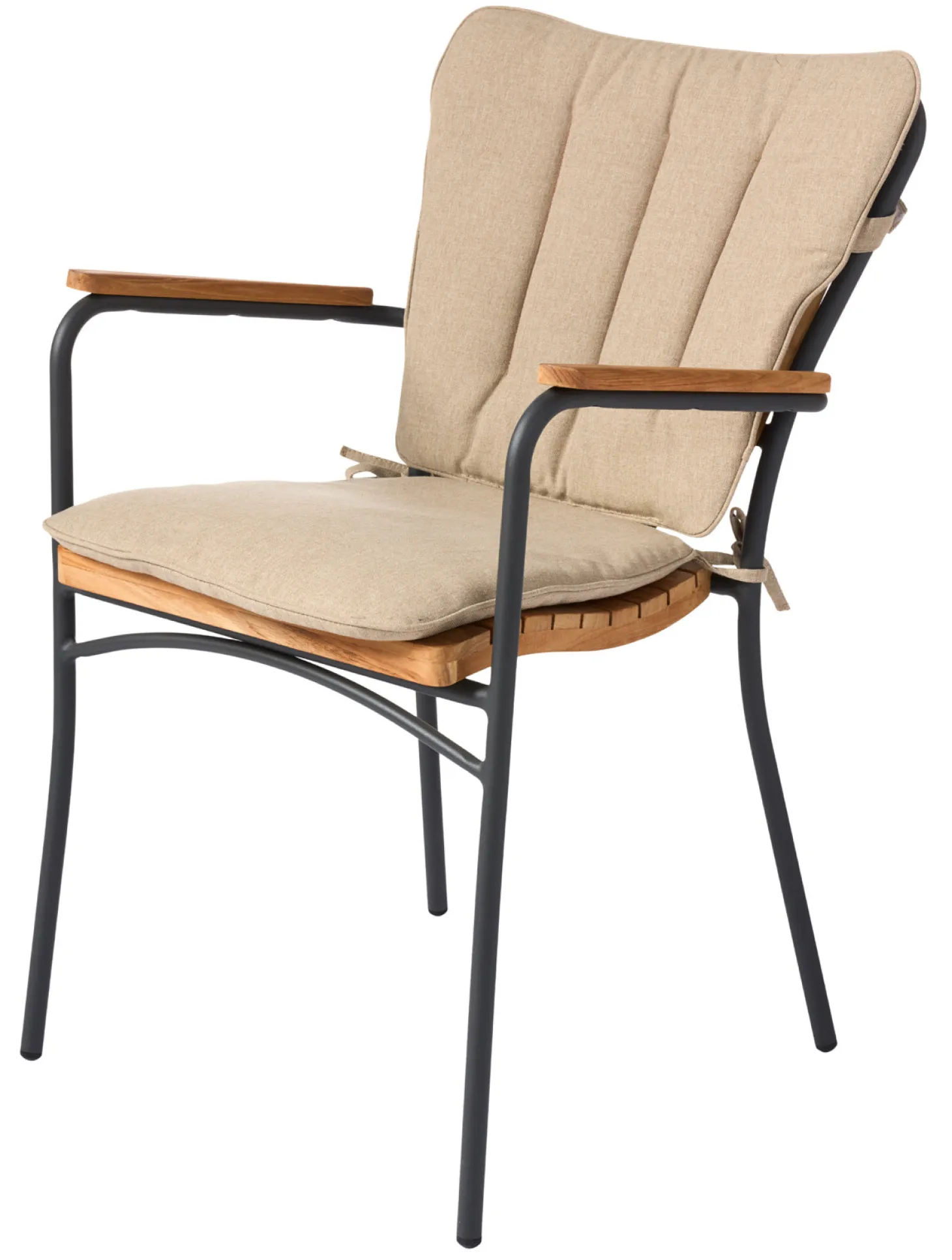 Ellen Trädgårdsstol i Teak och Aluminium Sandy Grey