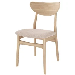 Esther Matstol Vitoljad Ek/Beige Tyg