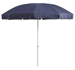Follina Strandparasoll 240x226 cm Vit/Blå