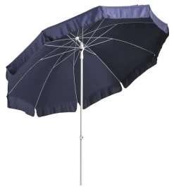 Follina Strandparasoll 240x226 cm Vit/Blå