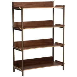 Friyay Set om 4 Hylla Walnut