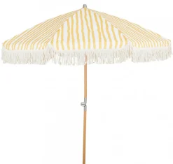 Gatsby Parasoll 1,8m Gul/Randig