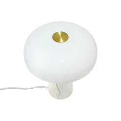 Glossy Bordslampa Vit