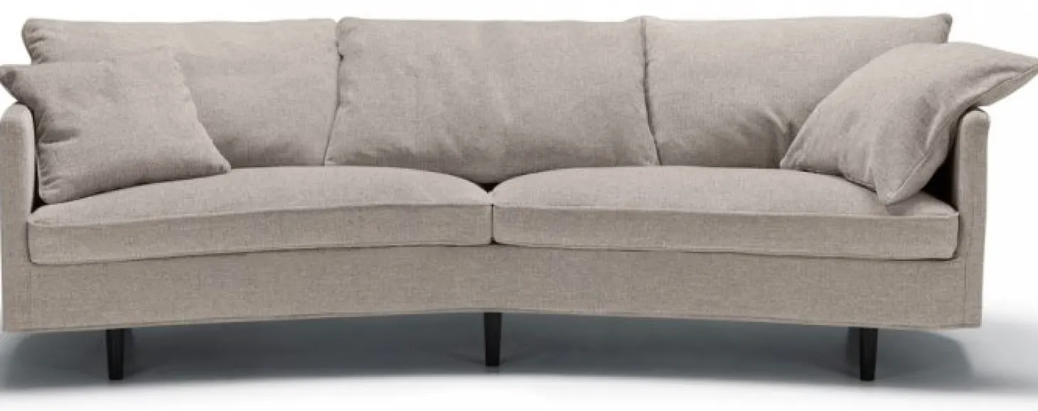 Julia 3-sits XL Svängd Soffa King L. Grey