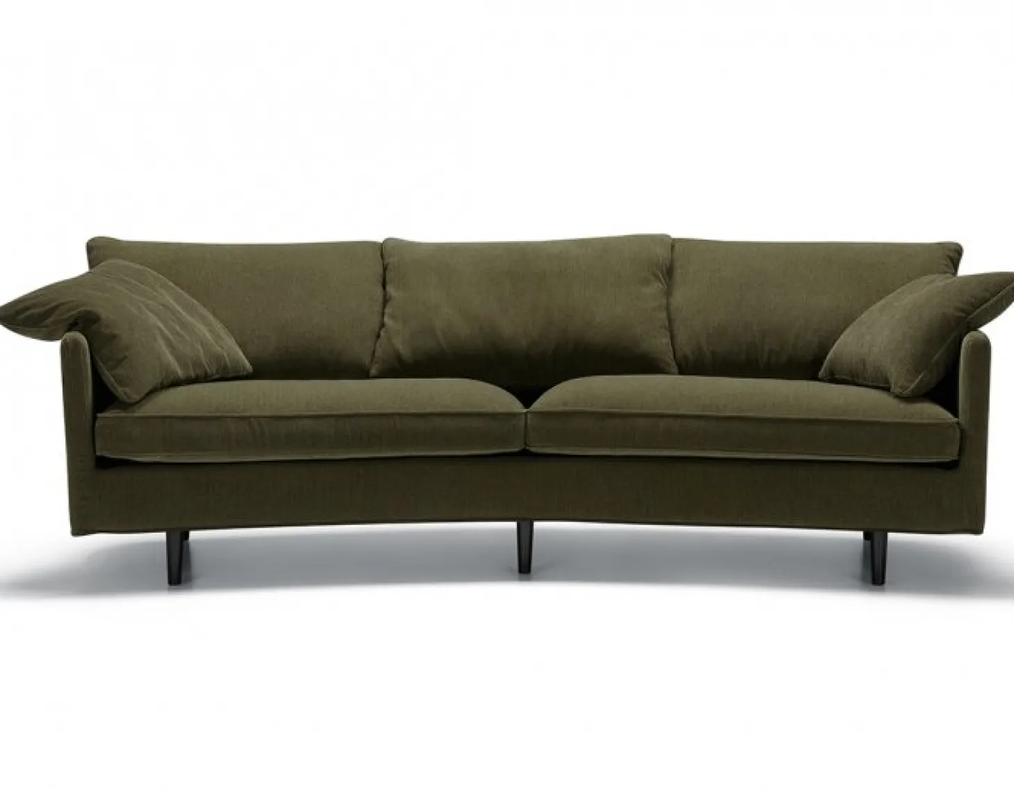 Julia 3-sits XL Svängd Soffa Moss Dark Green