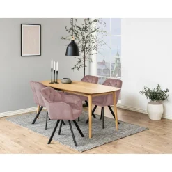 Katie Karmstol Vic tyg Puderrosa