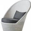 Kingston Solstol m.hjul White Grey