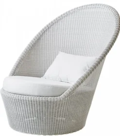 Kingston Solstol m.hjul White Grey