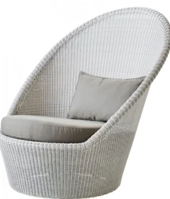 Kingston Solstol m.hjul White Grey