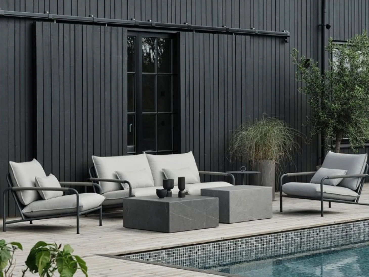 Lerberget 2,5-sits Soffa Antracit