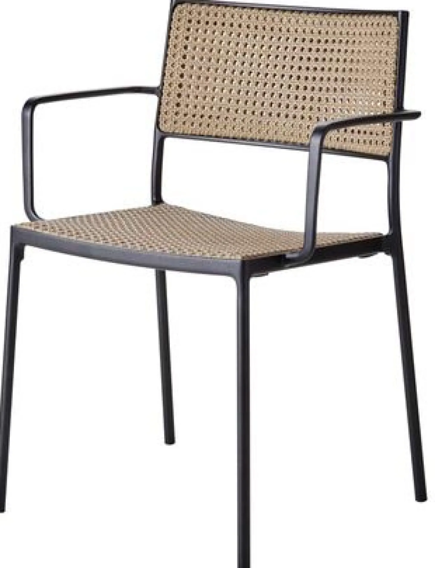Less Karmstol Lava Grå / Natural Weave