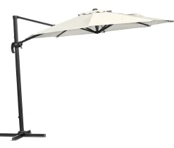Linz Parasoll Ø300 cm Rund Antracit/Beige