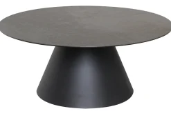 Liora Satsbord Rund Svart / Grå Keramik