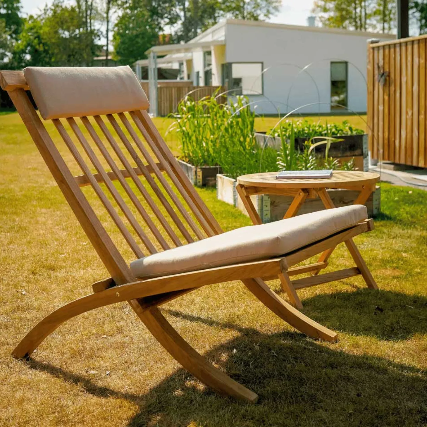 Lobby Loungefåtölj Teak