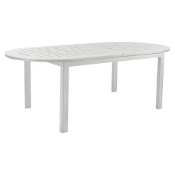 Lomma Matbord Elipse 220-280x110 cm Light Grey