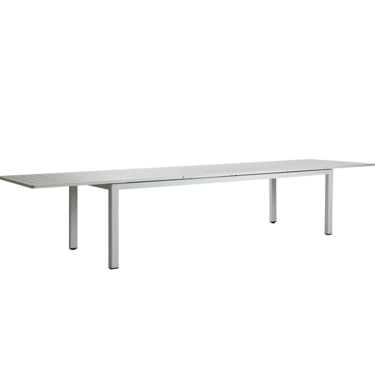 Lomma XL 260-380x100 cm Utebord Light Grey