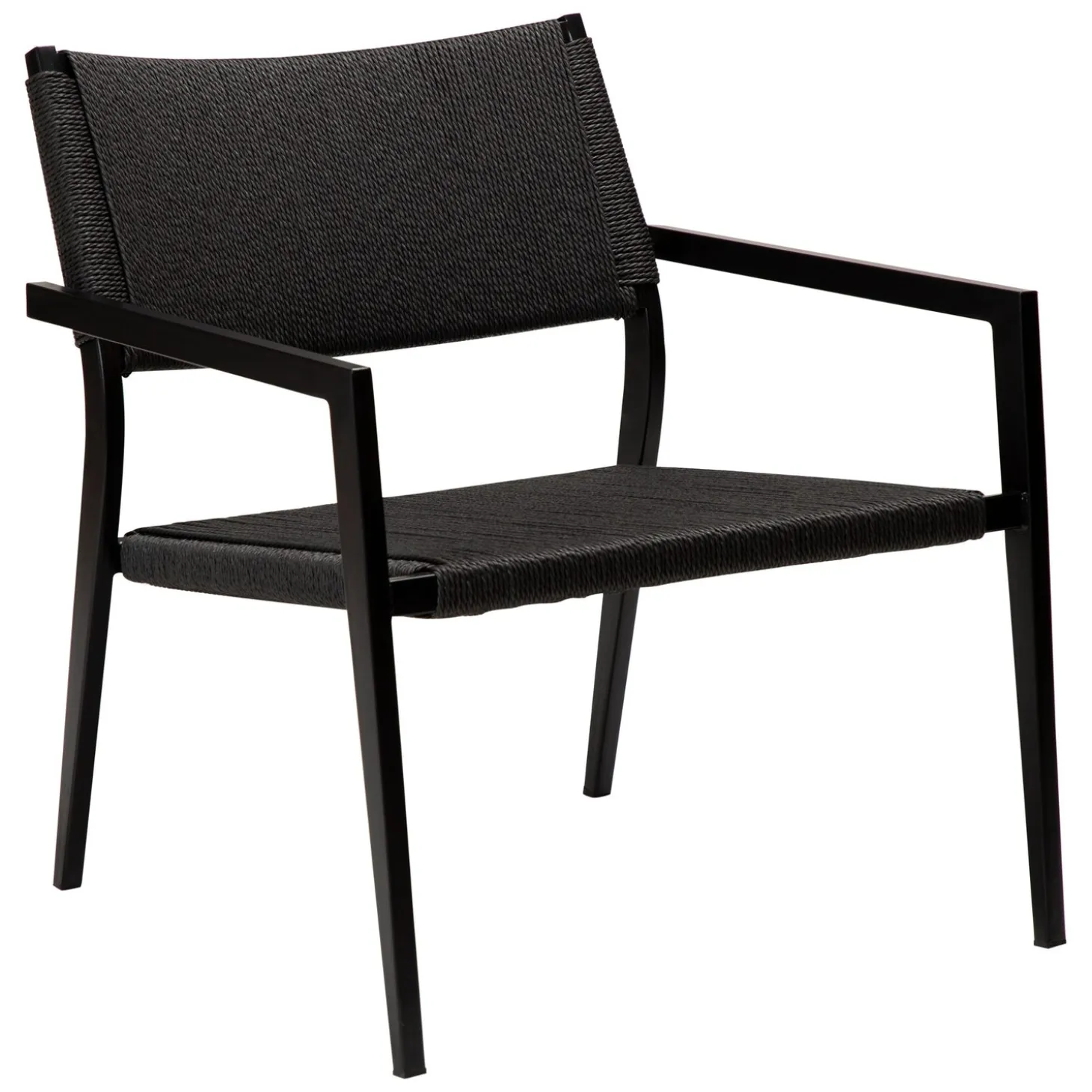 Loop Loungefåtölj Black