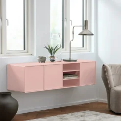 Madison Quadrant-skänk Väggmonterad Rosa