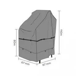Möbelskydd För Stapelstolar 67x67x80/110 cm Andas