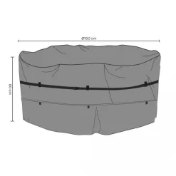 Möbelskydd Matgrupp 150 cm Rund Andas