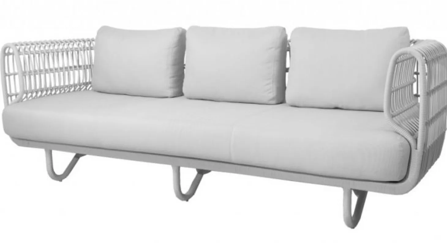Nest 3-sits Soffa White