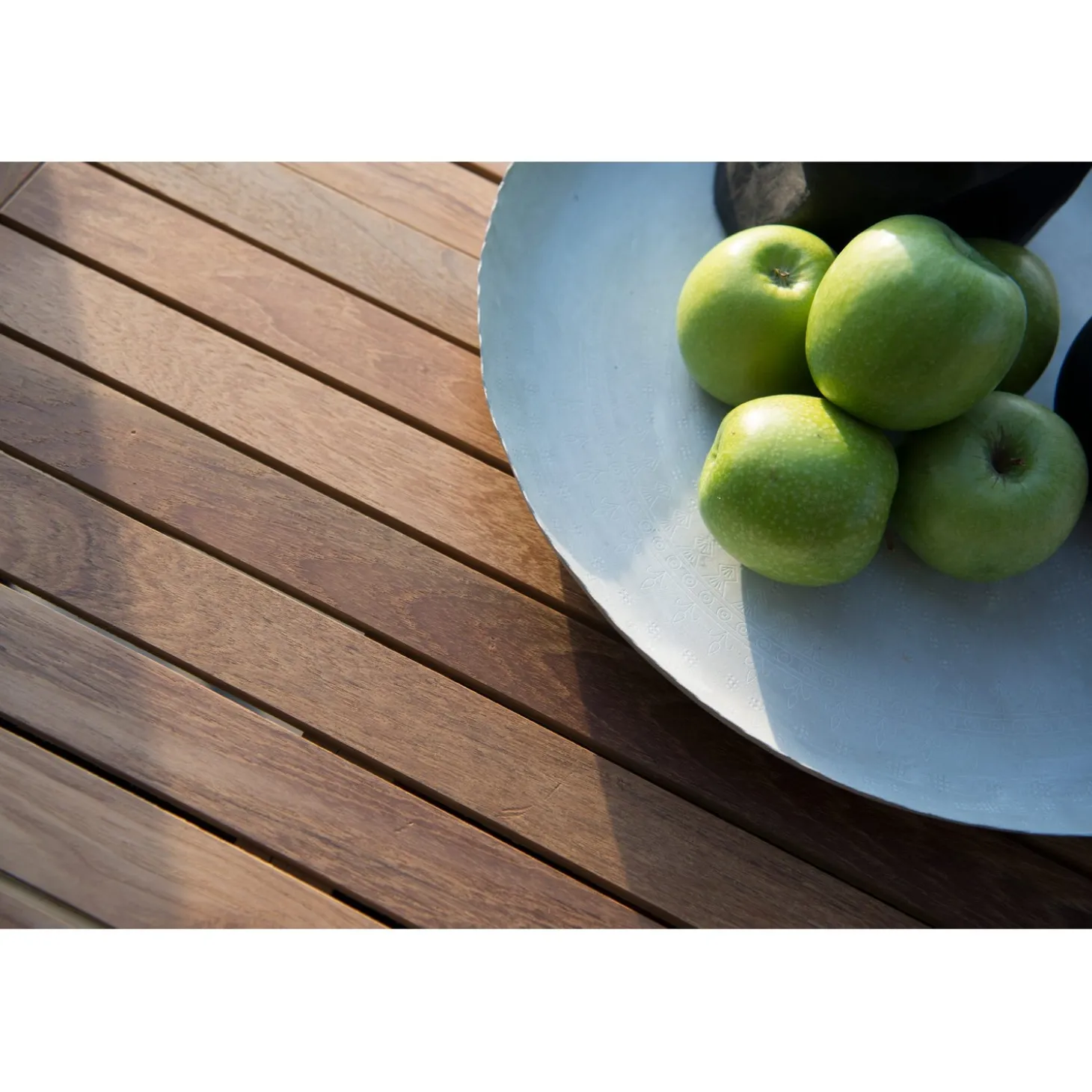 Nydala Utebord 96x150/200 cm Svart/Teak