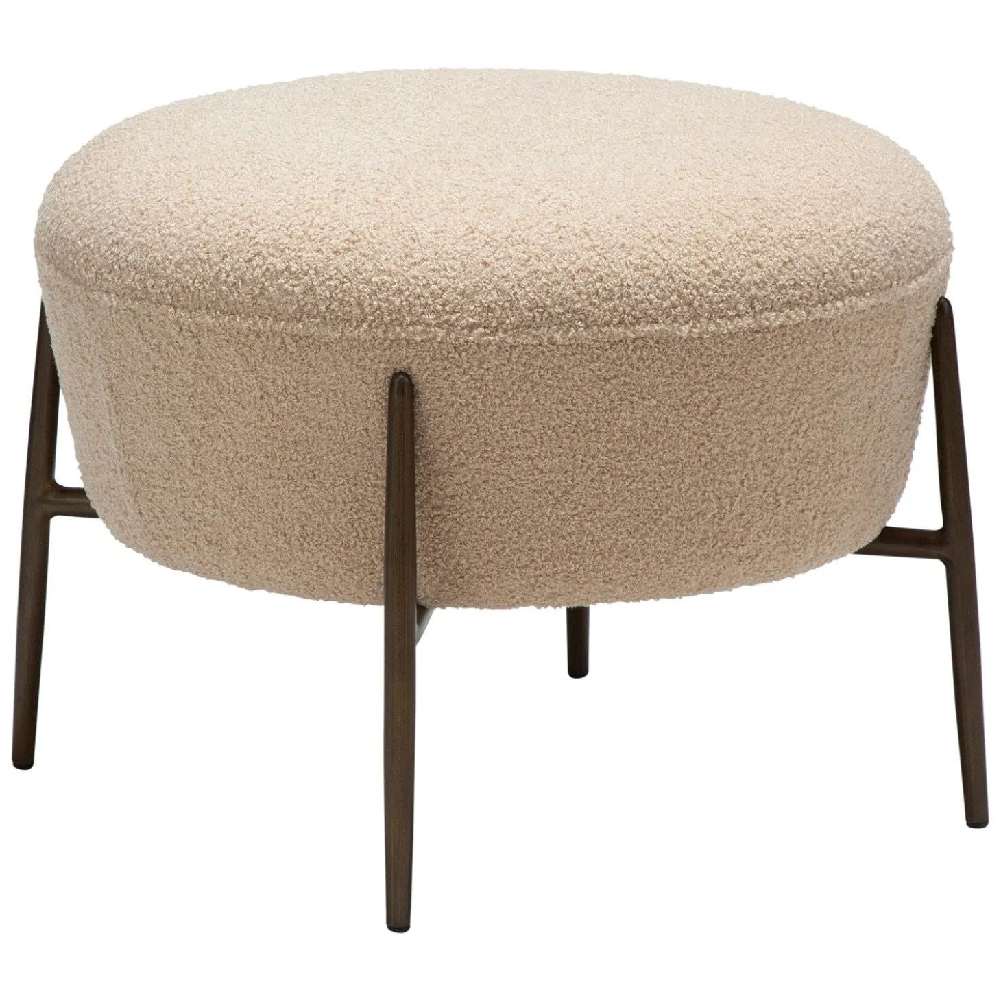 Orbit Fotpall Frosted Almond
