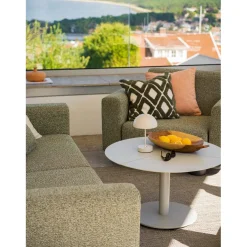 Peace Soffbord Light Grey Ø80x46 cm