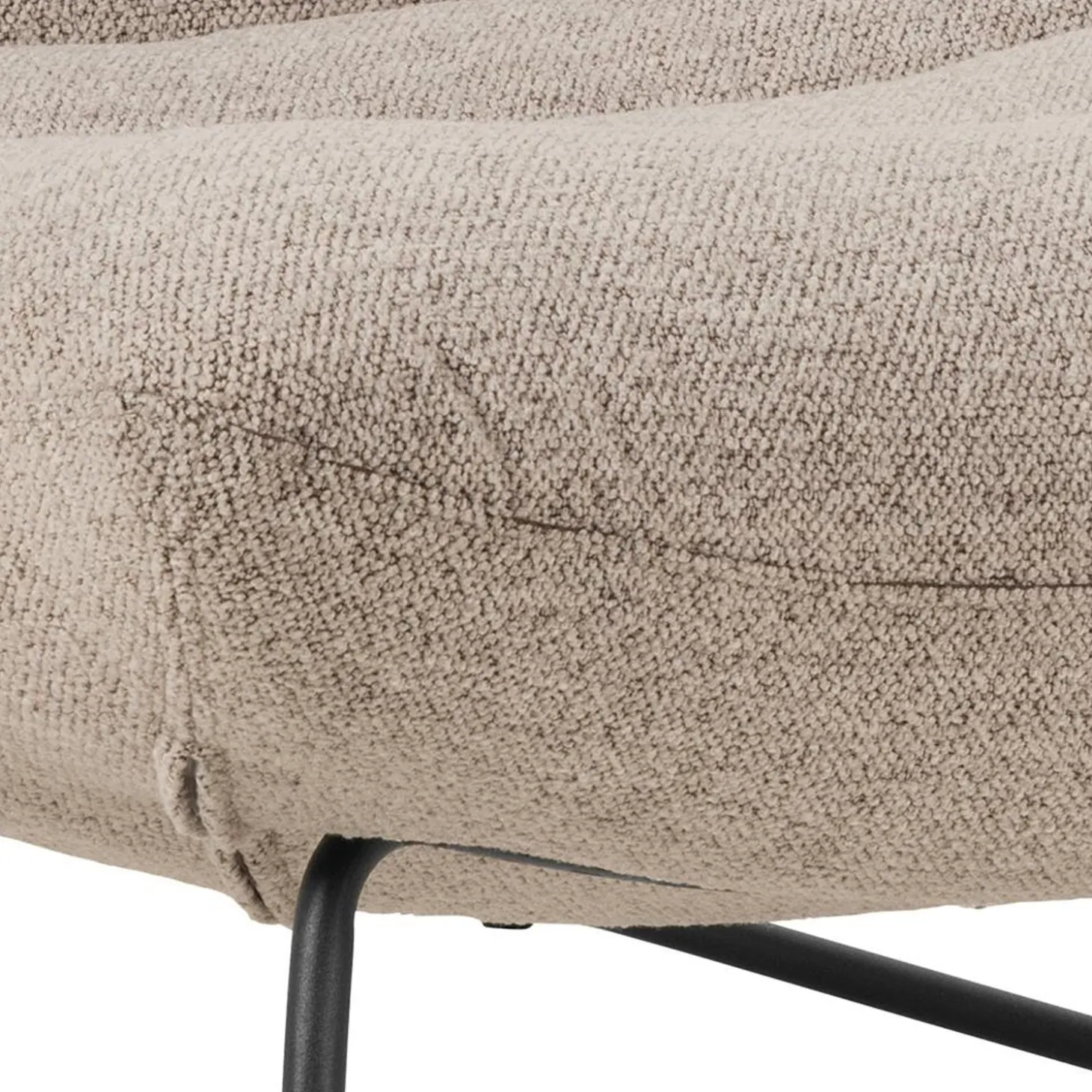 Pessac Loungefåtölj Monza tyg Beige
