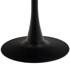 Rennes Matbord Rund 90 cm Svart Grantham